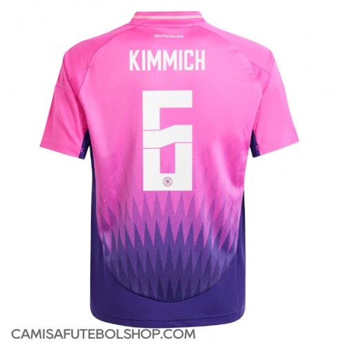 Camisa de time de futebol Alemanha Joshua Kimmich #6 Replicas 2º Equipamento Europeu 2024 Manga Curta